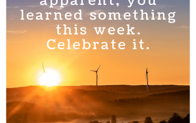 You Learned Something This Week. Celebrate It!